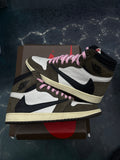 JORDAN 1 RETRO HIGH OG SP TRAVIS SCOTT MOCHA SIZE 11 PRE OWNED