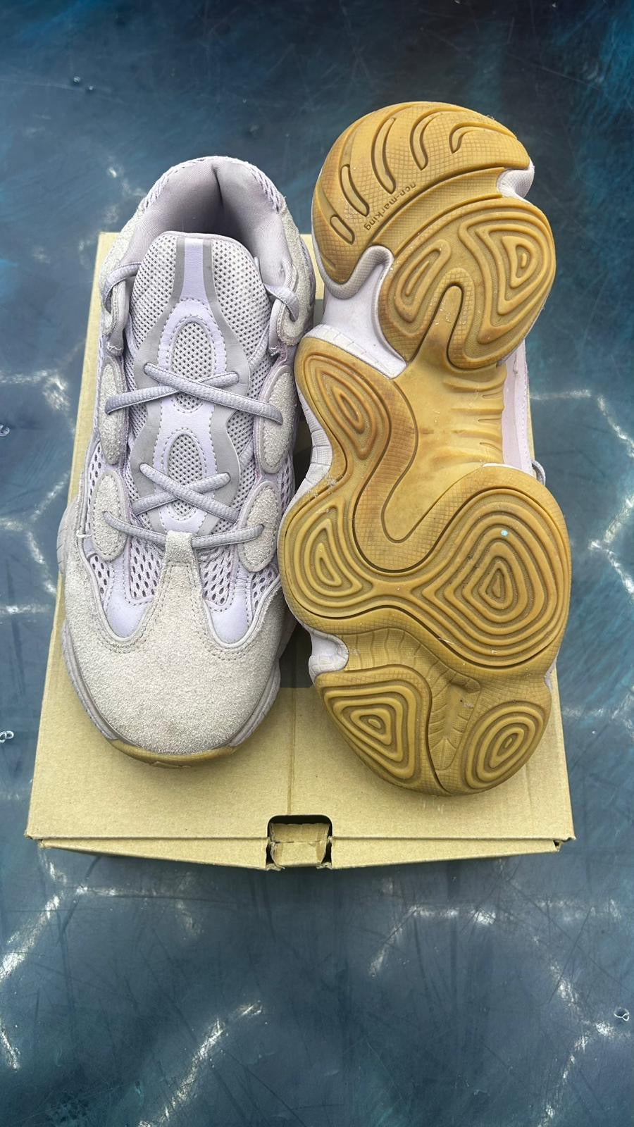 ADIDAS YEEZY 500 SOFT VISIÓN SIZE 9 REP BOX