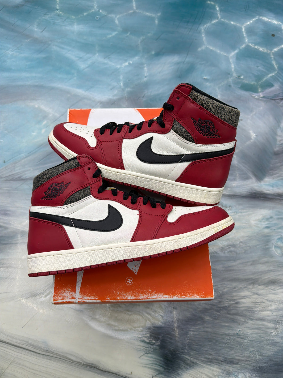 JORDAN 1 RETRO HIGH LOST & FOUND PRE OWNED SIZE 12