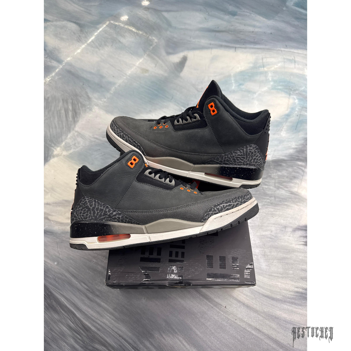 JORDAN 3 RETRO FEAR PACK (2023) PRE OWNED SIZE 12