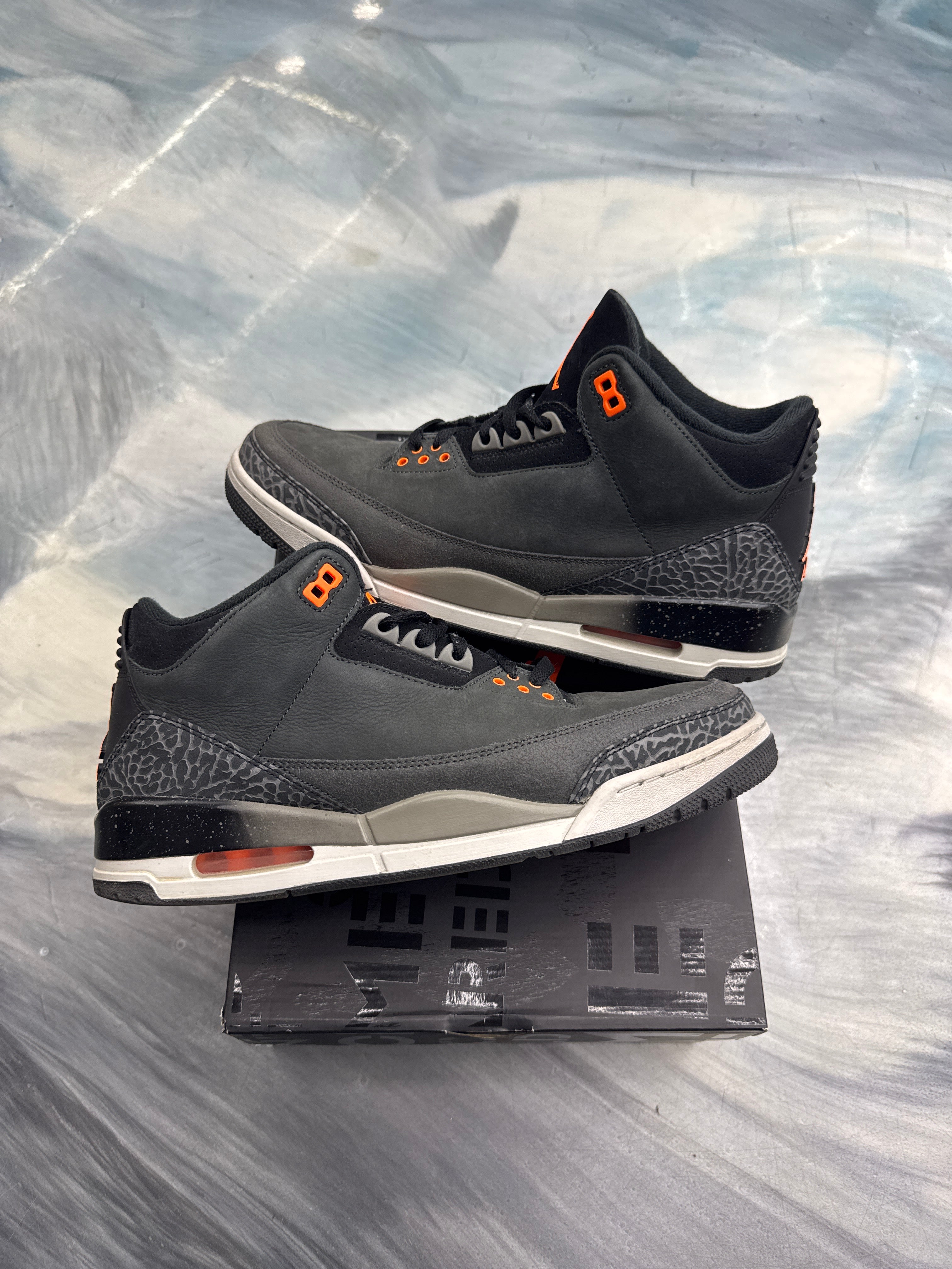 JORDAN 3 RETRO FEAR PACK (2023) PRE OWNED SIZE 12