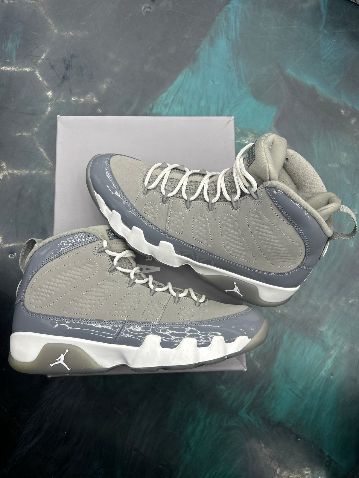 JORDAN 9 RETRO COOL GREY PRE OWNED SIZE 11