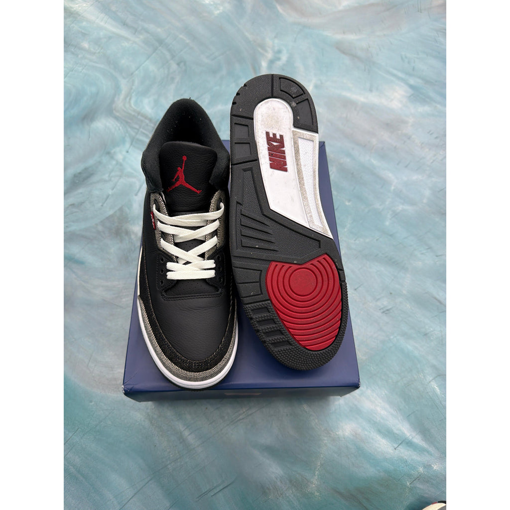 JORDAN 3 RETRO LIVIA BLACK PRE OWNED SIZE 11.5