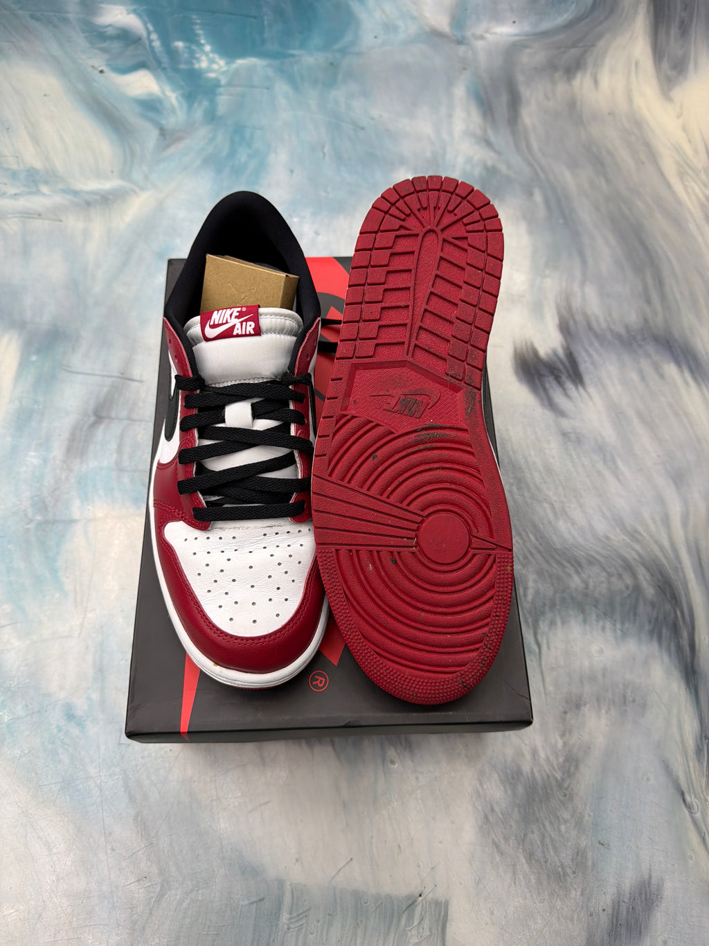 JORDAN 1 RETRO LOW OG CHICAGO (2025) PRE OWNED SIZE 11.5