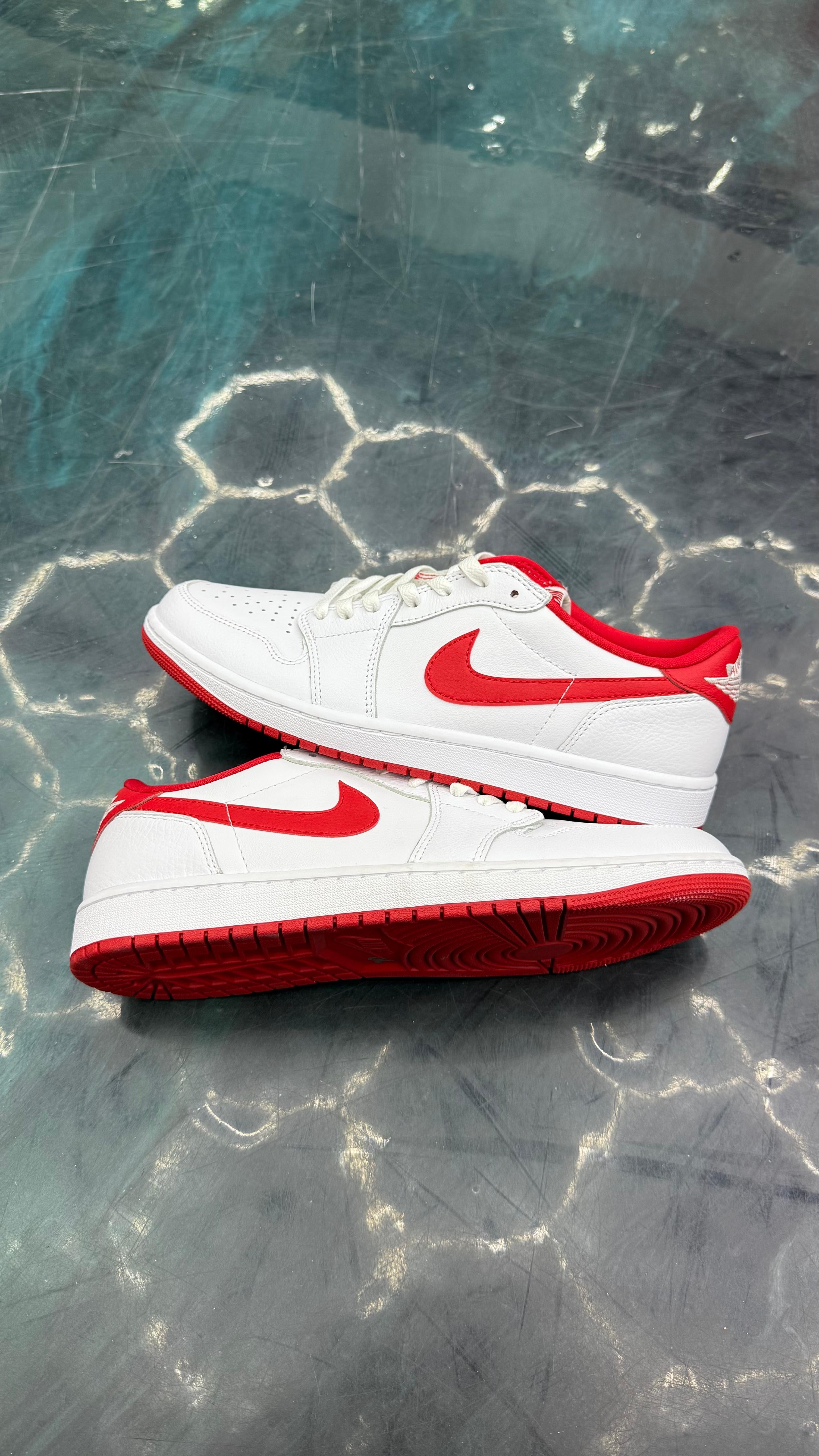 JORDAN 1 RETRO LOW UNIVERSITY RED DS SIZE 11 NO BOX