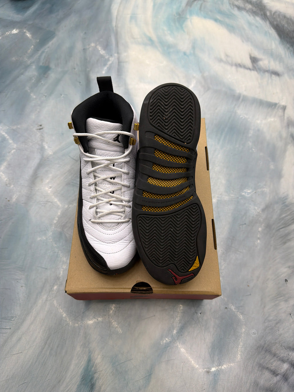 JORDAN 12 RETRO TAXI (2025) GS PRE OWNED SIZE 7Y
