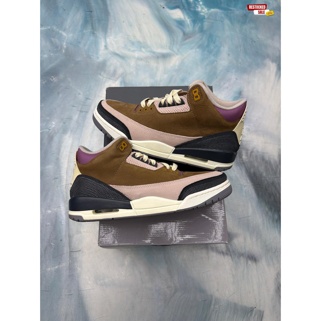 JORDAN 3 RETRO WINTERIZED ARCHEO BROWN PRE OWNED SIZE 8
