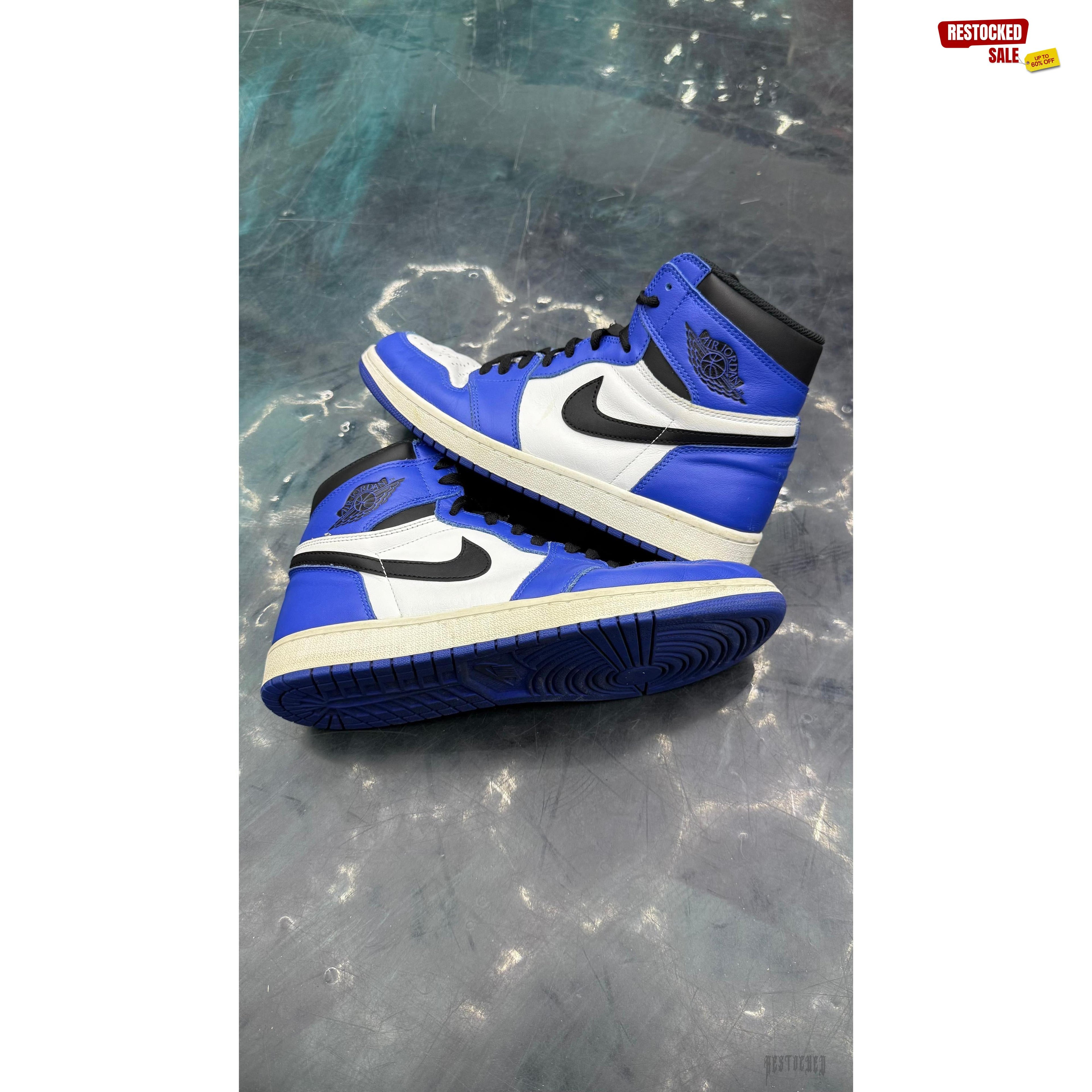 JORDAN 1 RETRO HIGH GAME ROYAL PRE OWNED SIZE 10