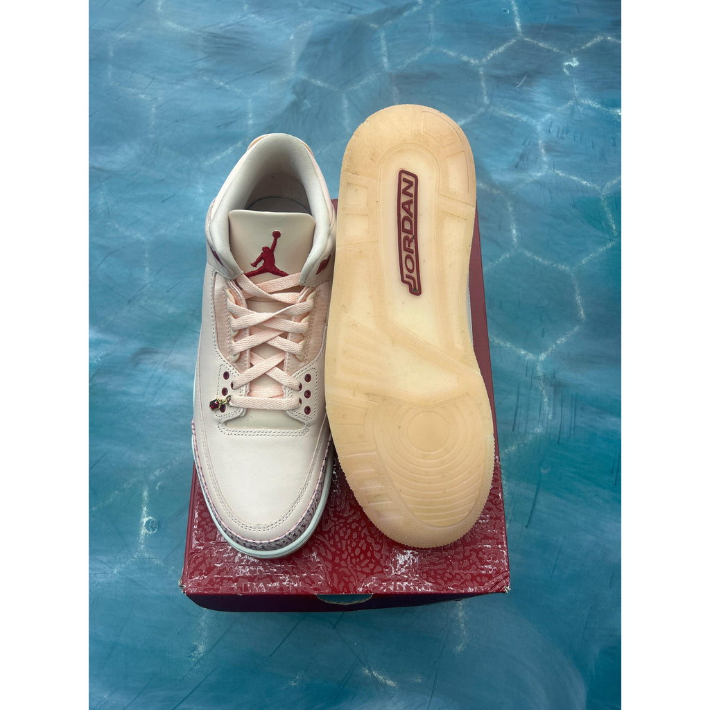 JORDAN 3 RETRO VALENTINE'S DAY TREAT YOURSELF (2025) PREOWNED SIZE 11.5W