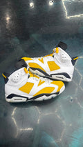 JORDAN 6 RETRO YELLOW OCHRE PRE OWNED SIZE 10 NO BOX