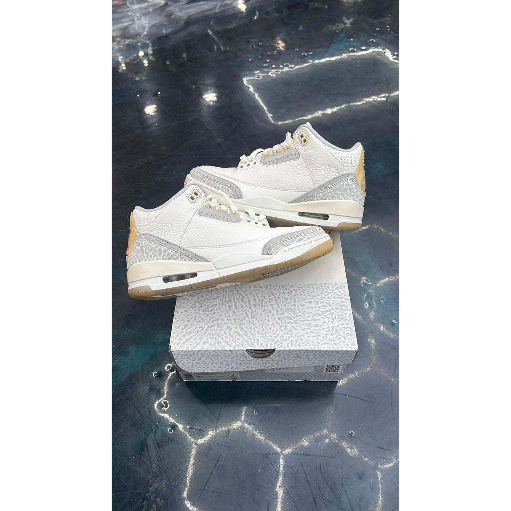 JORDAN 3 RETRO CRAFT IVORY PRE OWNED SIZE 7.5