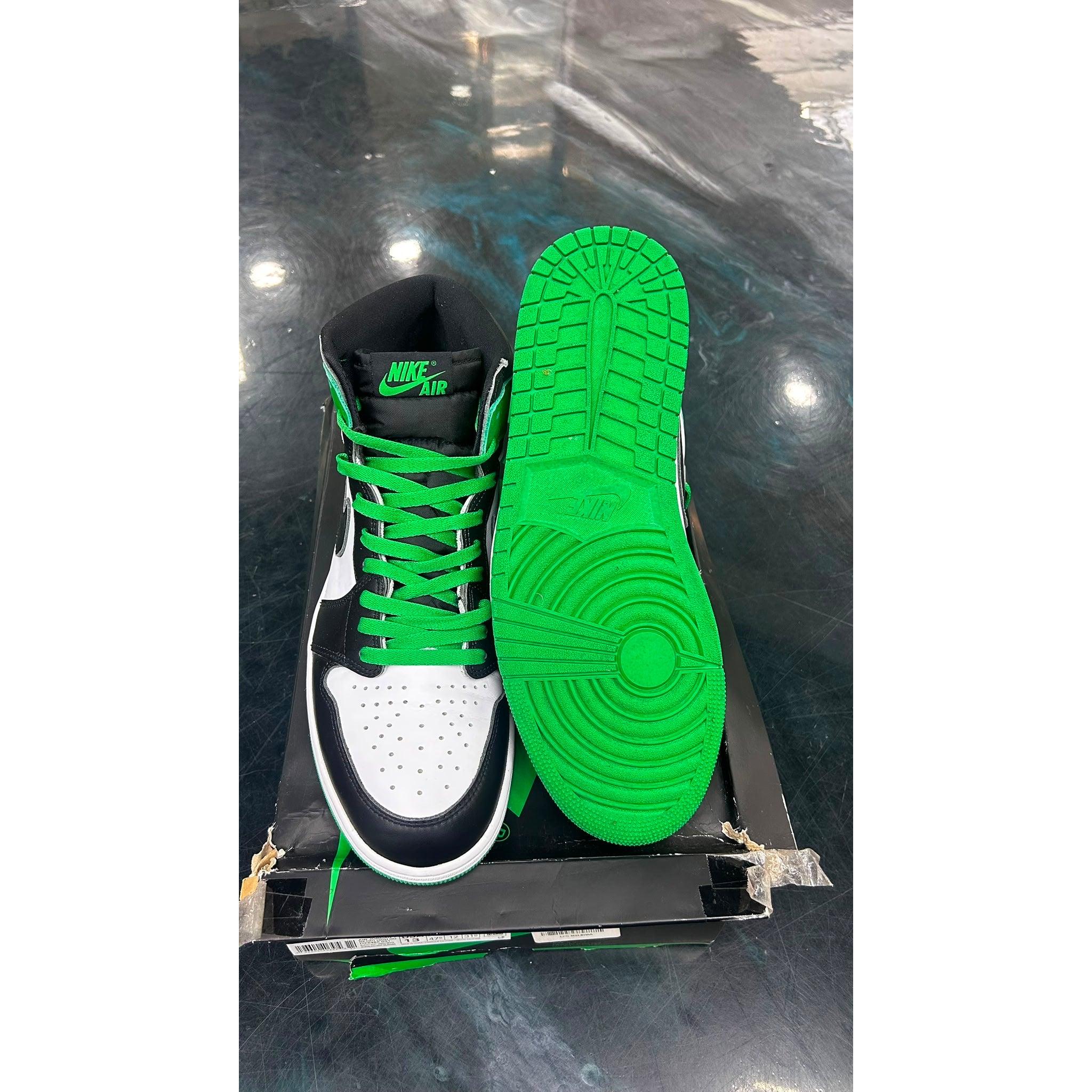 JORDAN 1 RETRO HIGH LUCKY GREEN PRE OWNED SIZE 13