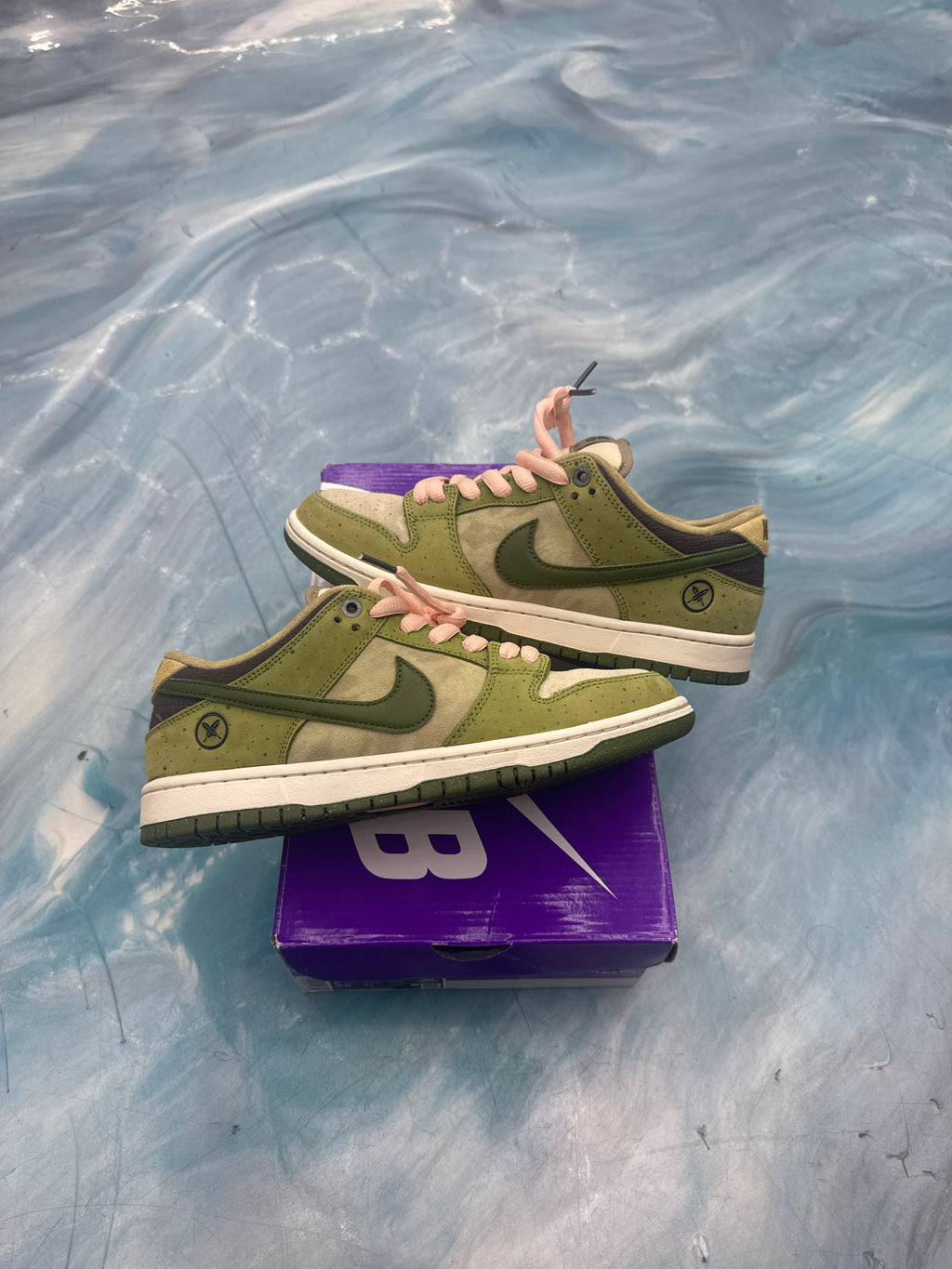 NIKE SB DUNK LOW YUTO HORIGOME MATCHA PRE OWNED SIZE 8