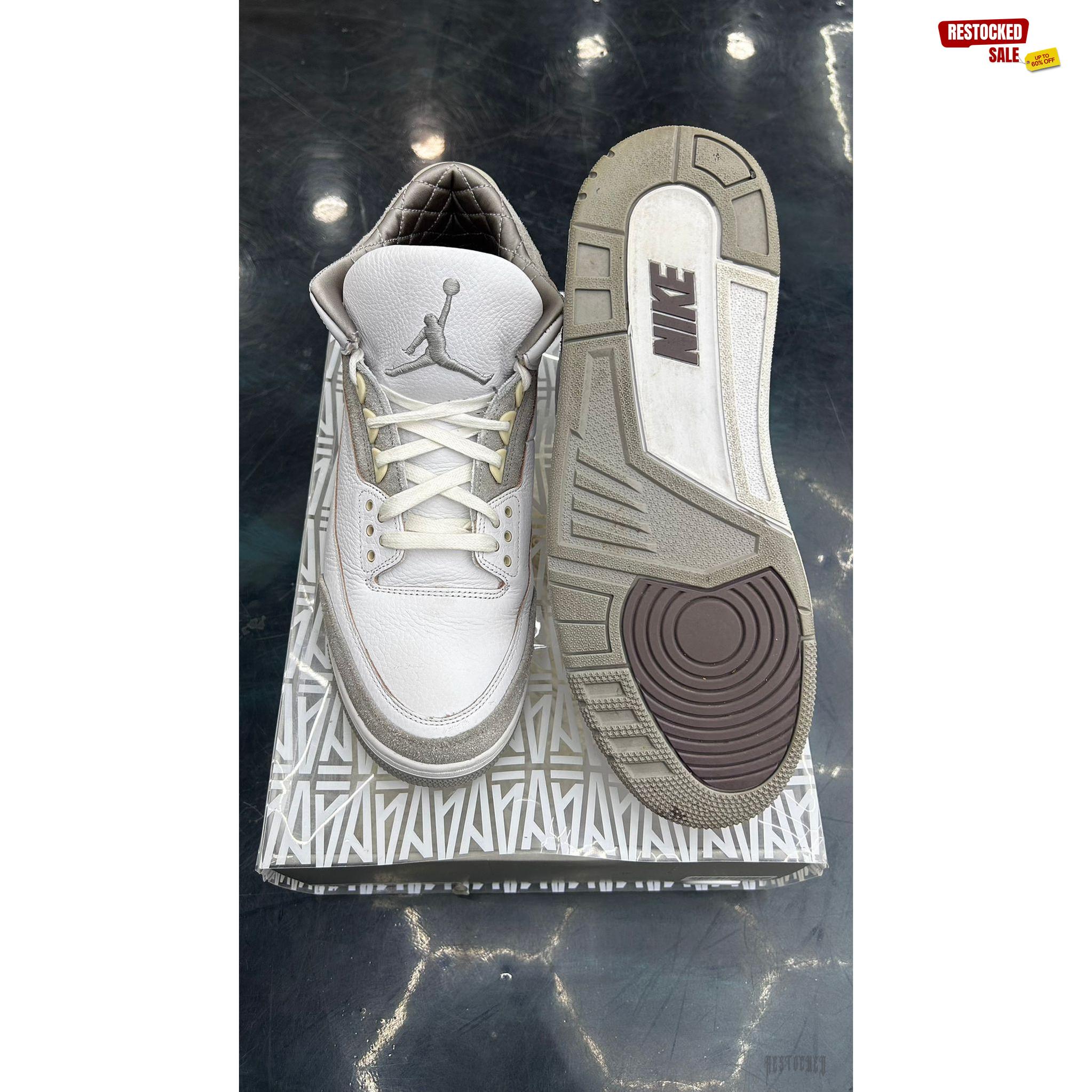 JORDAN 3 RETRO SP A MA MANIERE (WOMENS) PRE OWNED SIZE 14.5W 13 M