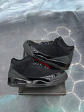 JORDAN 3 RETRO BLACK CAT PRE OWNED SIZE 12