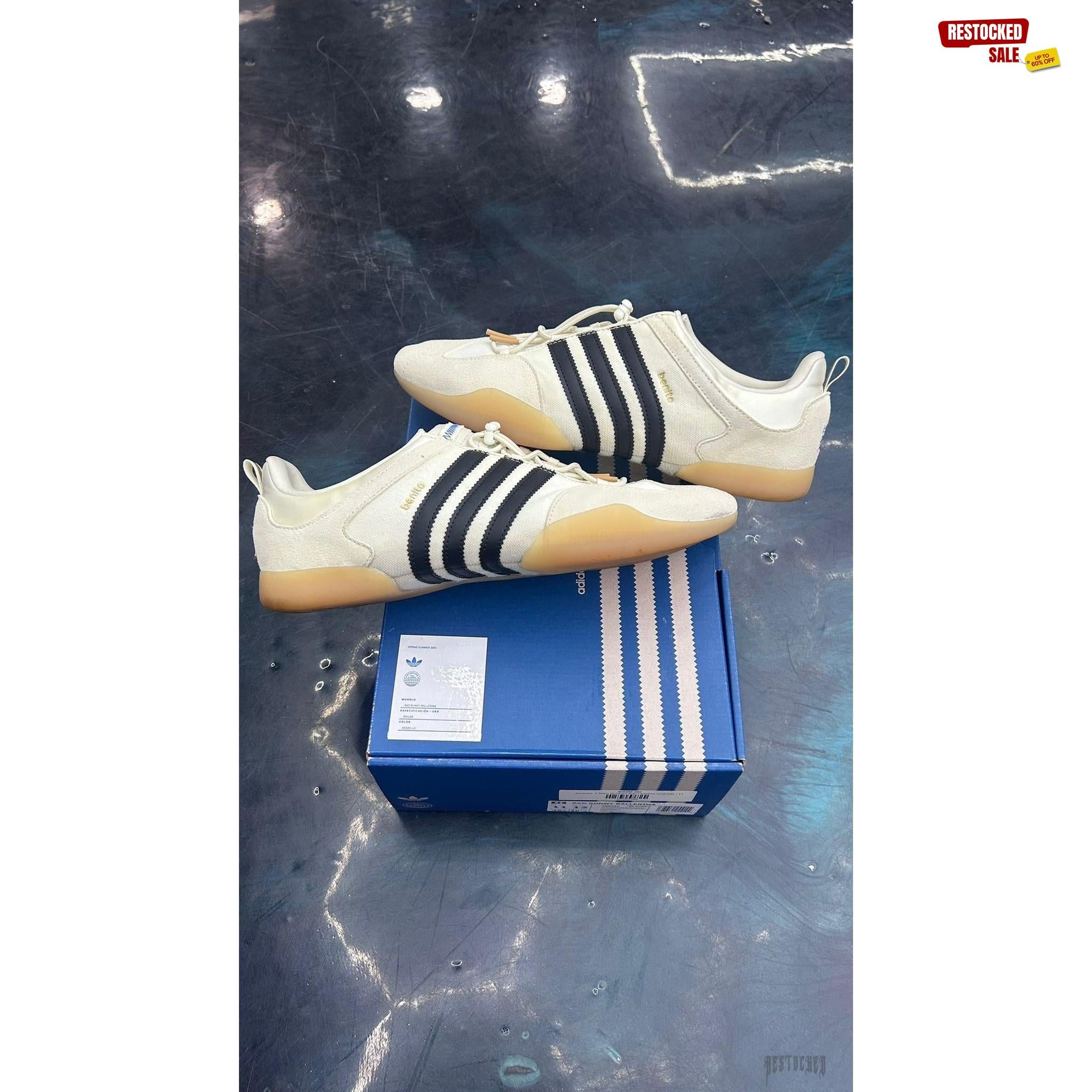 ADIDAS X BAD BUNNY BALLERINA CREAM PRE OWNED SIZE 11