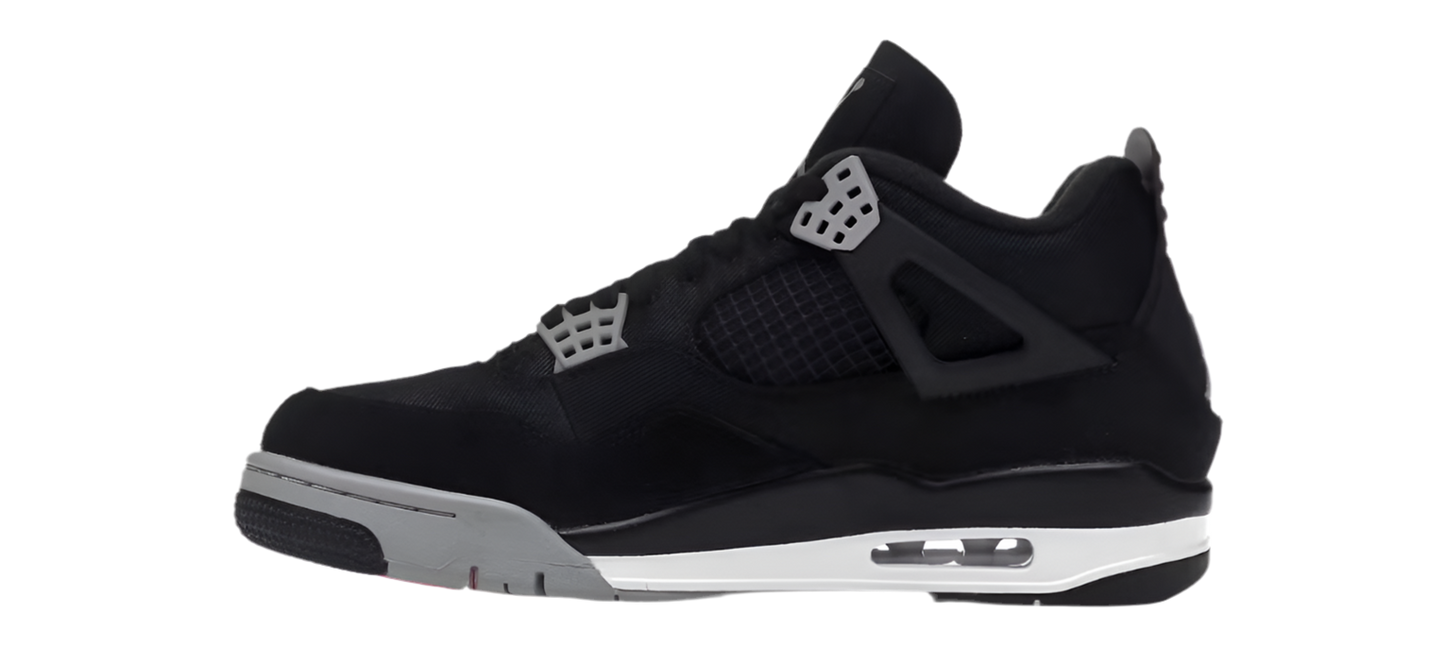 JORDAN 4 RETRO SE BLACK CANVAS