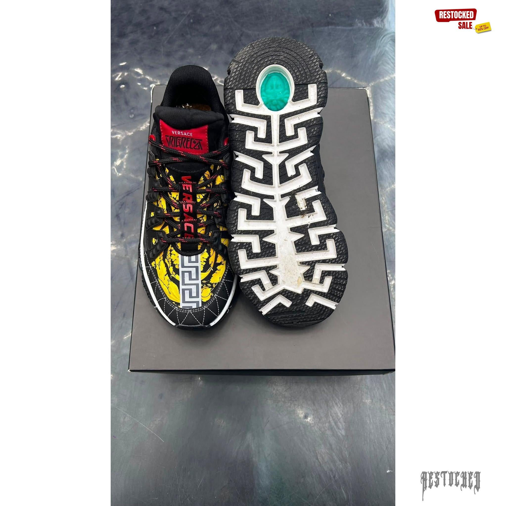 VERSACE TRIGRECA PRE OWNED SIZE 40.5EU 7.5US