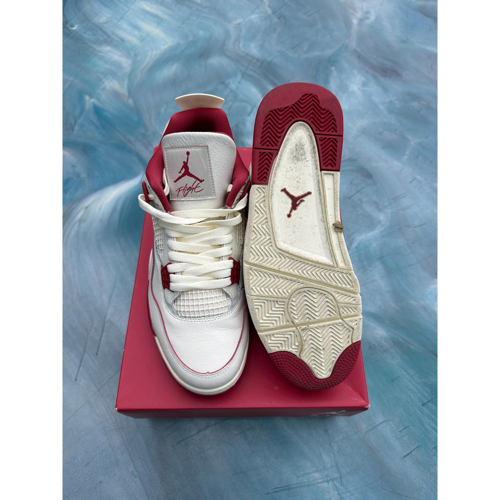 JORDAN 4 RETRO VALENTINES DAY SIERRA RED PRE OWNED SIZE 11M