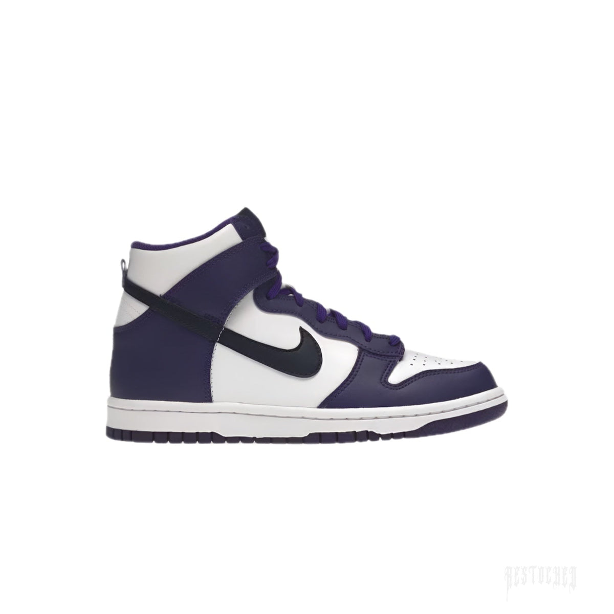 NIKE DUNK HIGH ELECTRO PURPLE MIDNIGHT NAVY (GS)