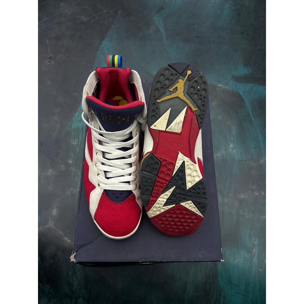 JORDAN 7 RETRO TROPHY ROOM NEW SHERIFFIN TOWN PRE OWNED SIZE 7.5