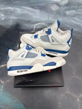 JORDAN 4 RETRO MILITARY BLUE PRE OWNED SIZE 12