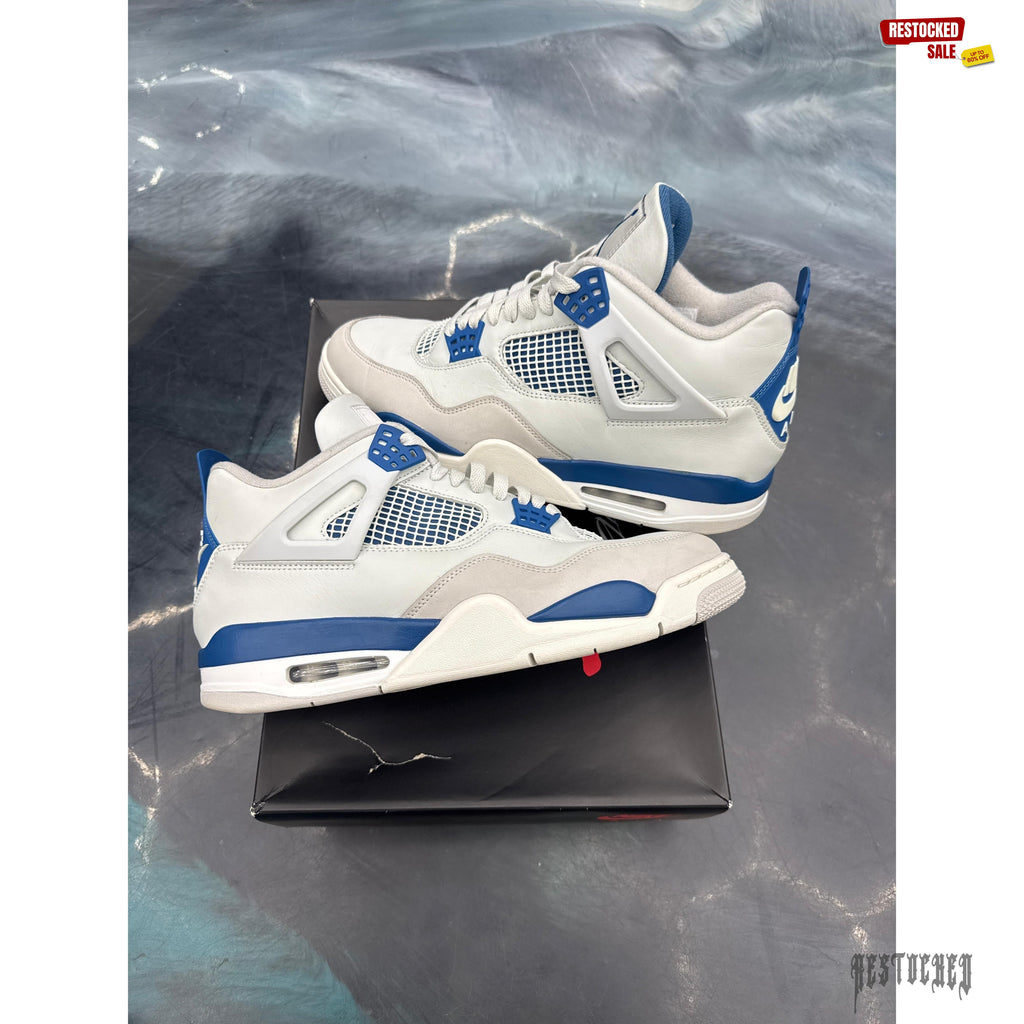 JORDAN 4 RETRO MILITARY BLUE PRE OWNED SIZE 12