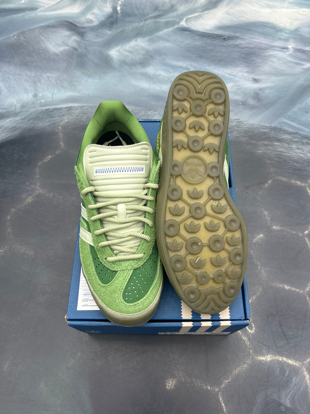 ADIDAS GAZELLE INDOOR BAD BUNNY YUNQUE PRE OWNED SIZE 10