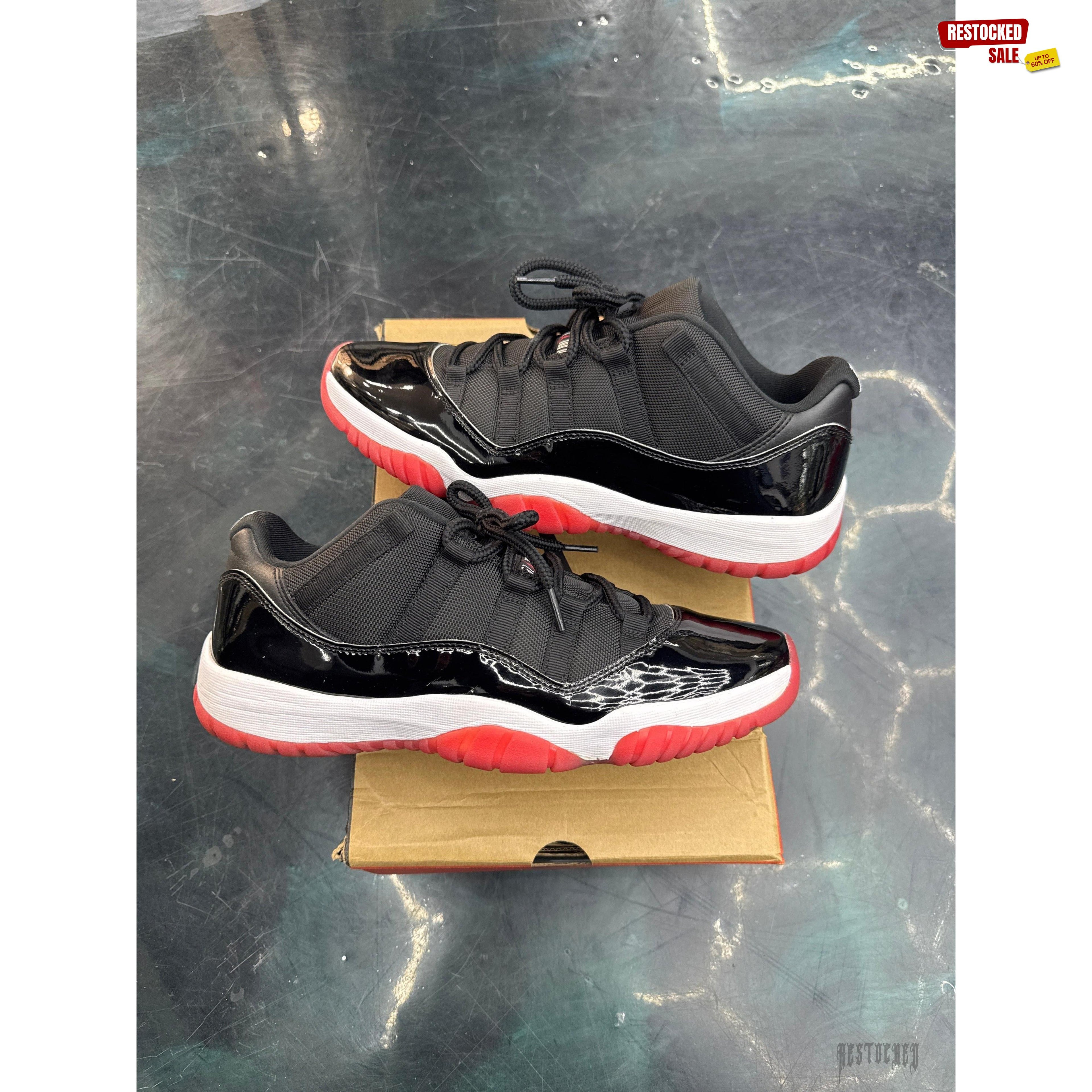 JORDAN 11 RETRO LOW BRED PRE OWNED SIZE 11