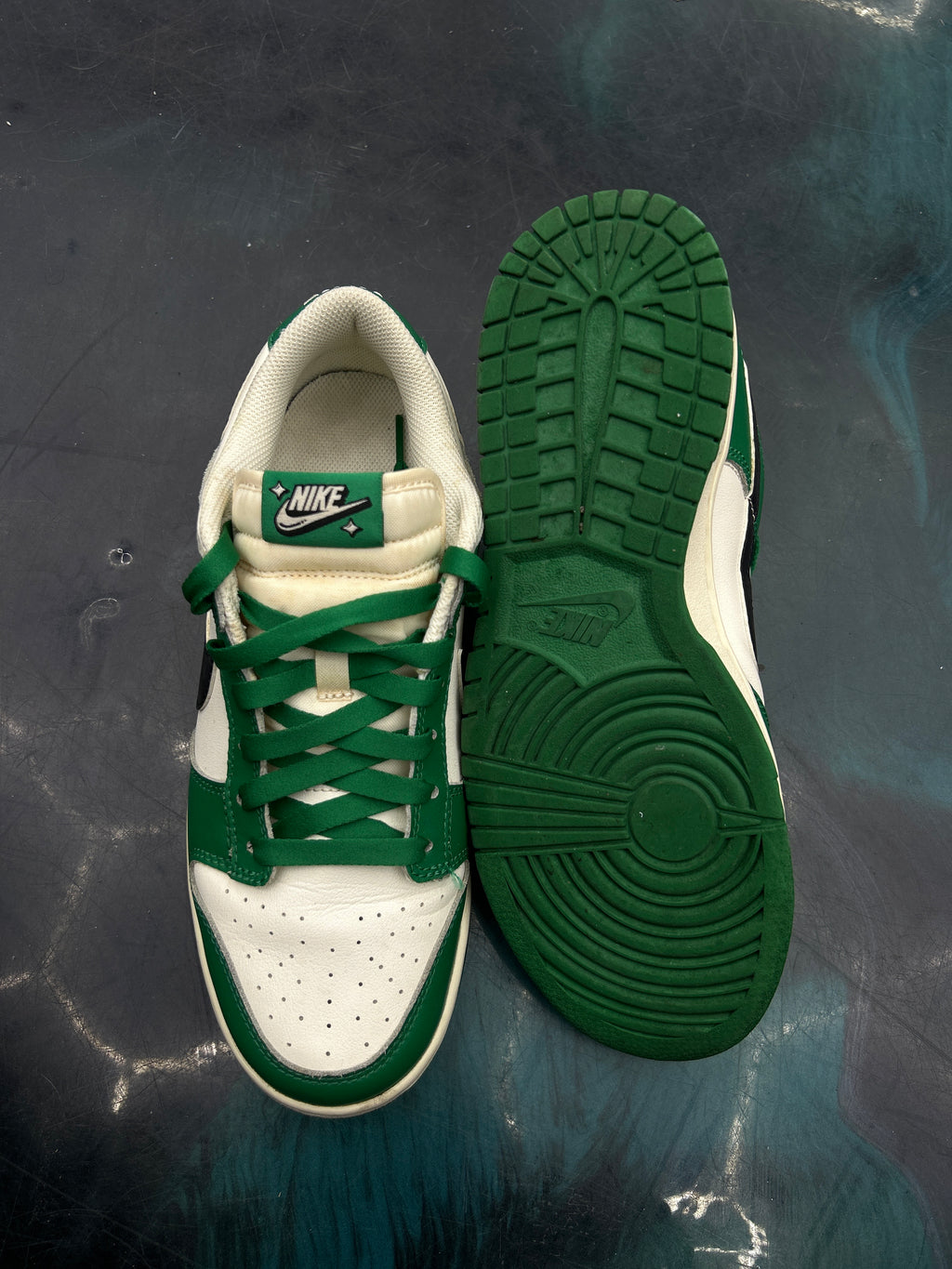 NIKE DUNK LOW SE LOTTERY PACK MALACHITE GREEN SIZE 7.5 NO BOX