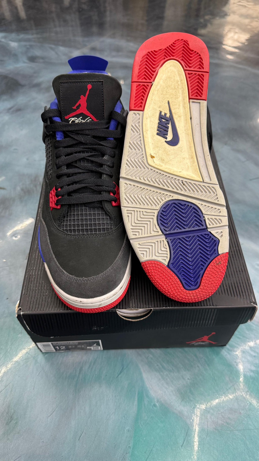 JORDAN 4 RETRO RARE AIR PRE OWNED SIZE 12