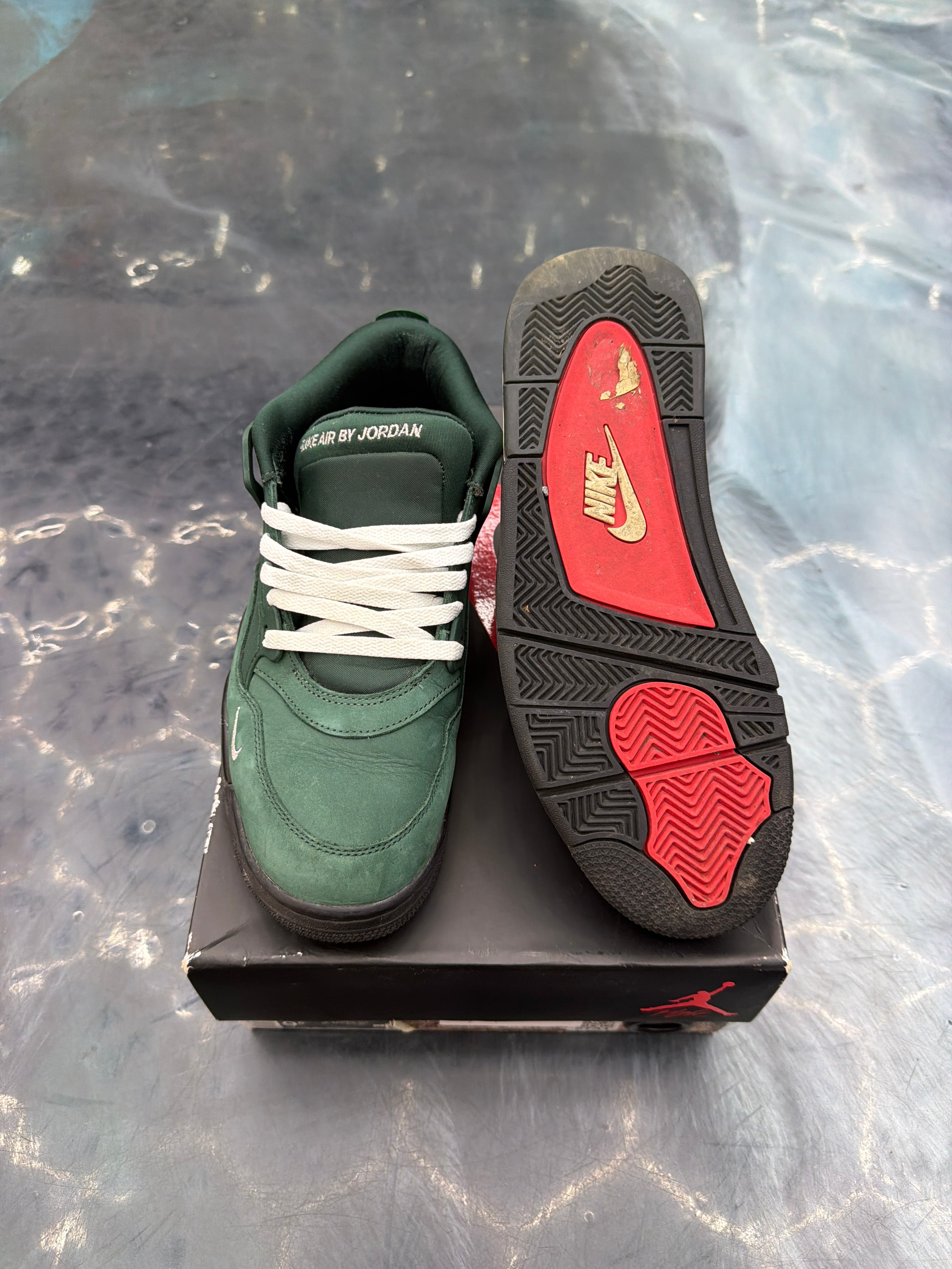 JORDAN 4 RM SP NIGEL SYLVESTER GRANDMAS DRIVEWAY PRE OWNED SIZE 9.5