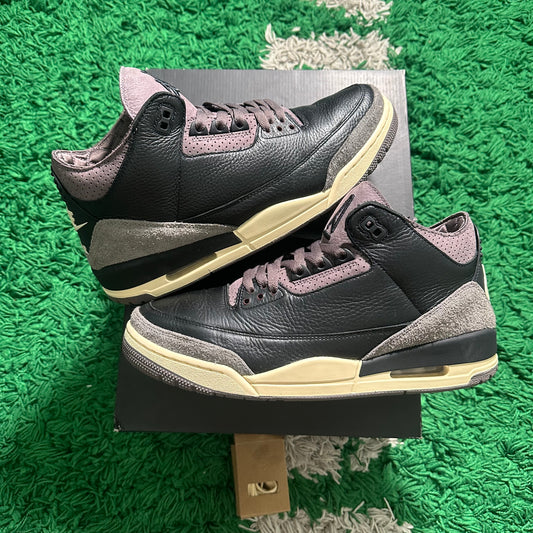 JORDAN 3 RETRO A MA MANIERE WHILE YOU WERE SLEEPING (WOMENS) PRE-OWNED SIZE 12.5W - 11M