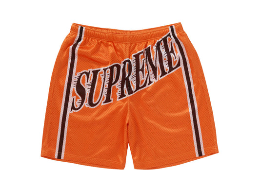 SUPREME SLAP SHOT MESH SHORT ORANGE