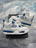 JORDAN 4 RETRO MILITARY BLUE PRE OWNED SIZE 9.5