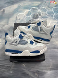JORDAN 4 RETRO MILITARY BLUE PRE OWNED SIZE 9.5