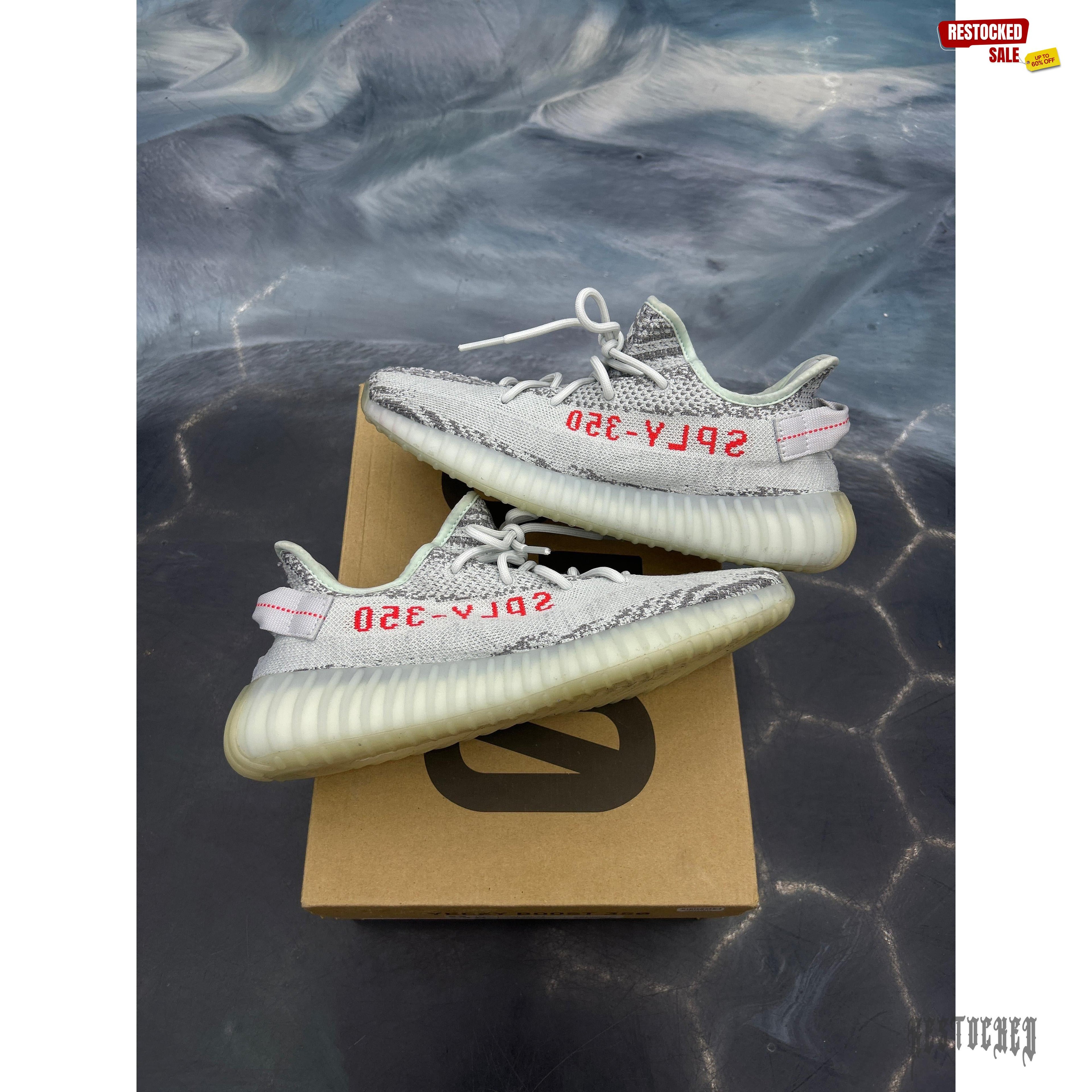 ADIDAS YEEZY BOOST 350 V2 BLUE TINT PRE OWNED SIZE 10