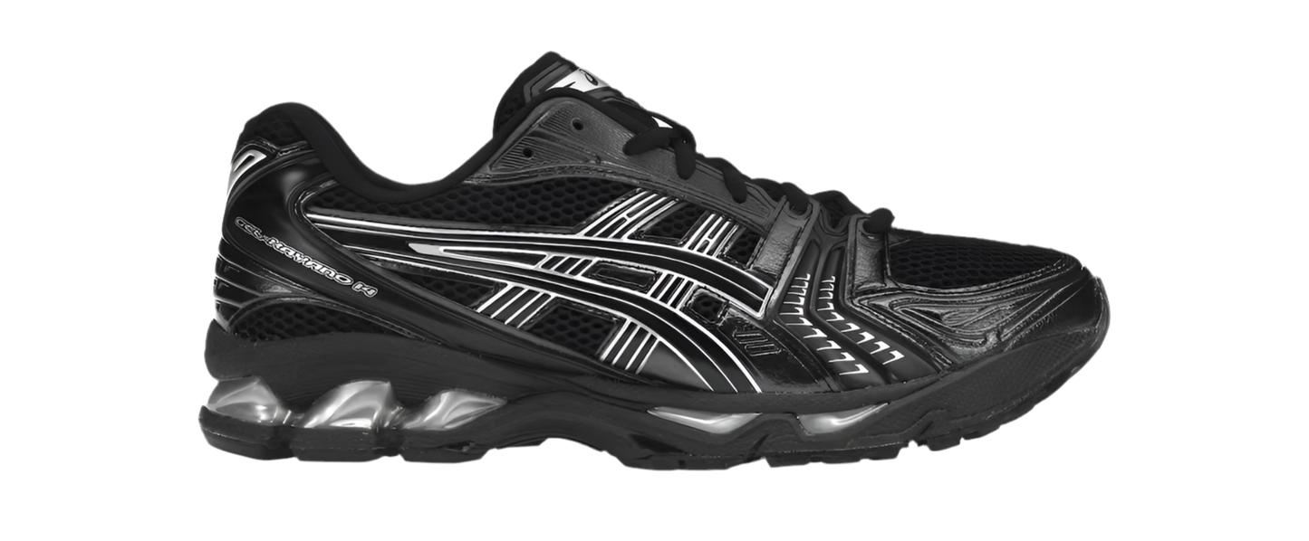 ASICS GEL-KAYANO 14 BLACK PURE SILVER