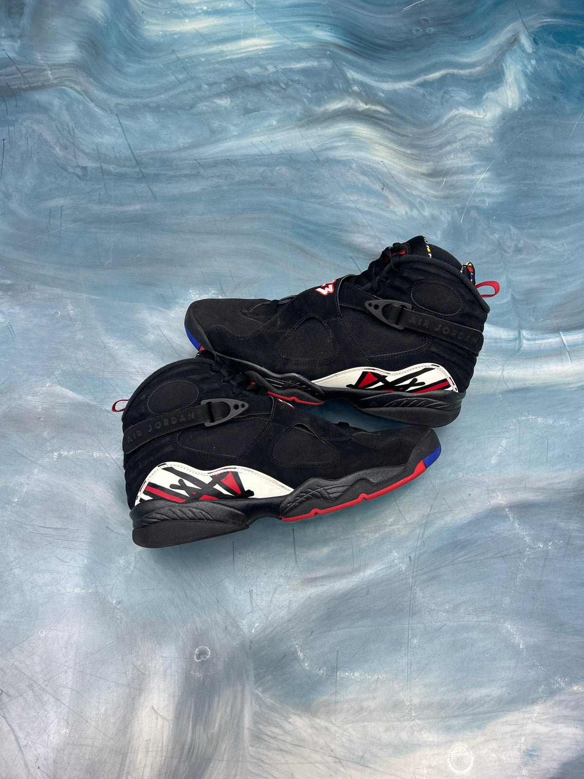 JORDAN 8 RETRO PLAYOFFS PRE OWNED SIZE 12 NO BOX