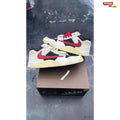 JORDAN JUMPMAN JACK TR TRAVIS SCOTT UNIVERSITY RED PRE OWNED SIZE 10.5