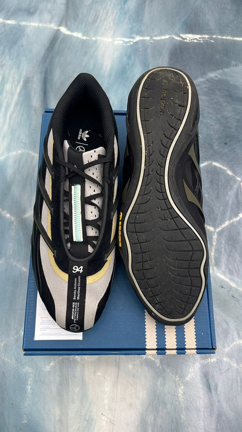 ADIDAS ADIRACER GT BAD BUNNY X MERCEDES AMG BRANCH SAND PRE OWNED SIZE 9.5