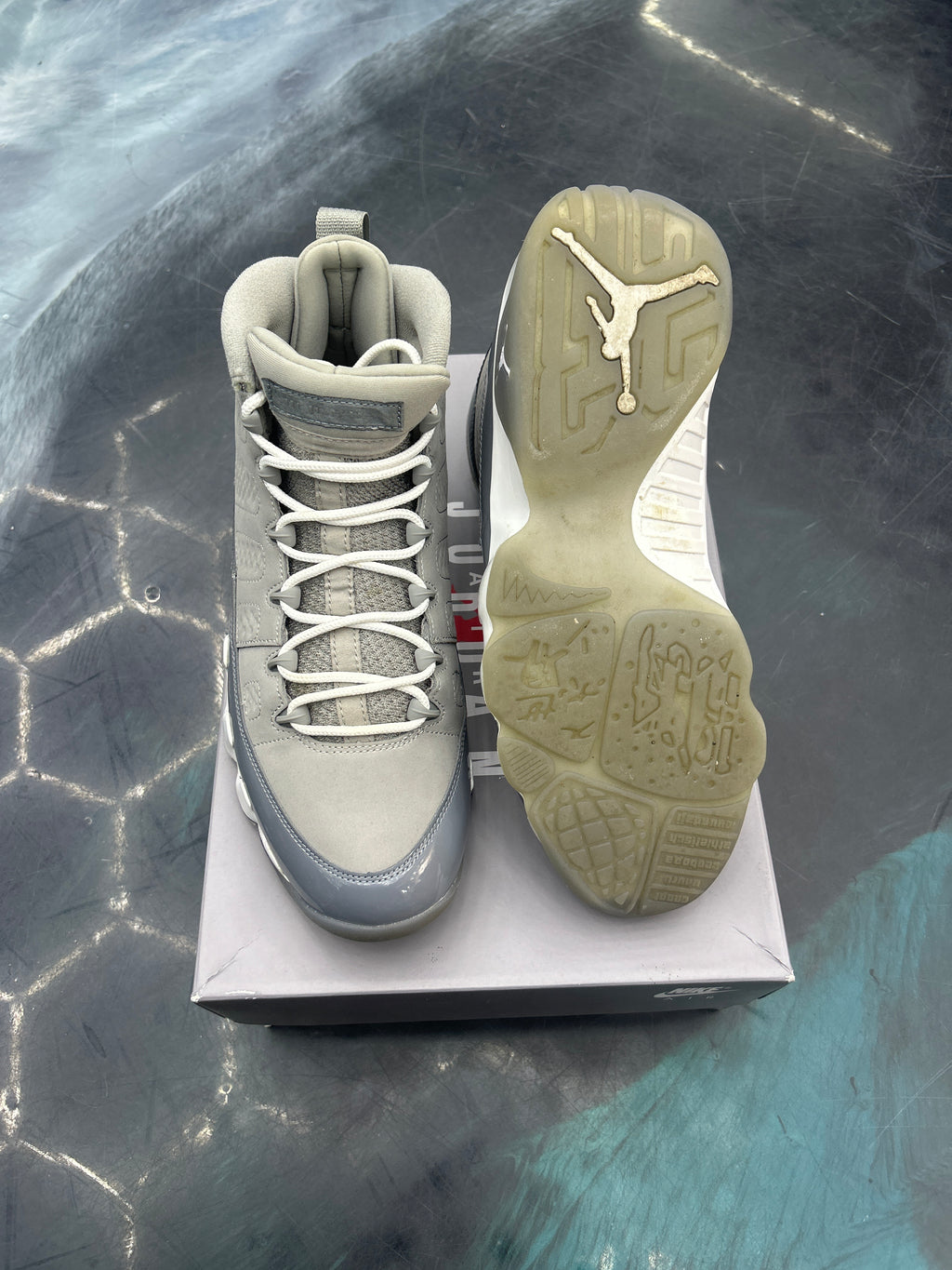 JORDAN 9 RETRO COOLGREY PRE-OWNED SIZE 11