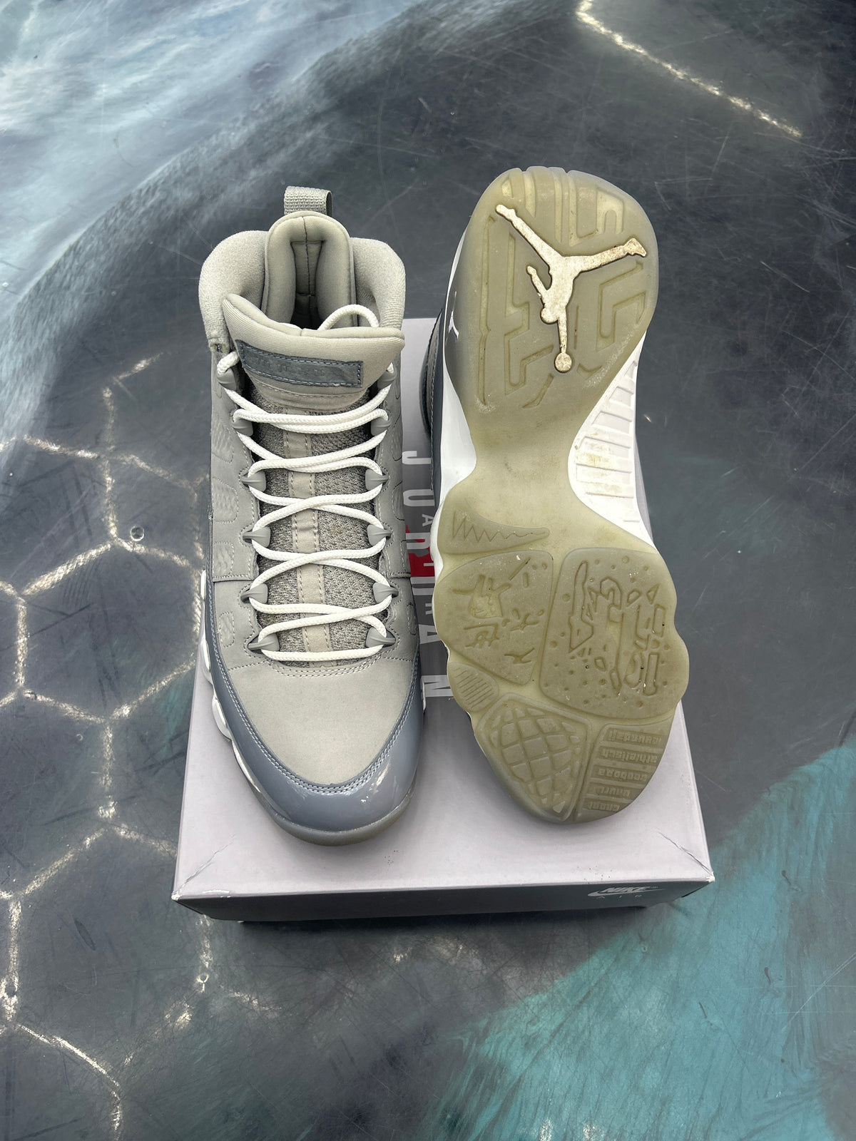 JORDAN 9 RETRO COOLGREY PRE-OWNED SIZE 11