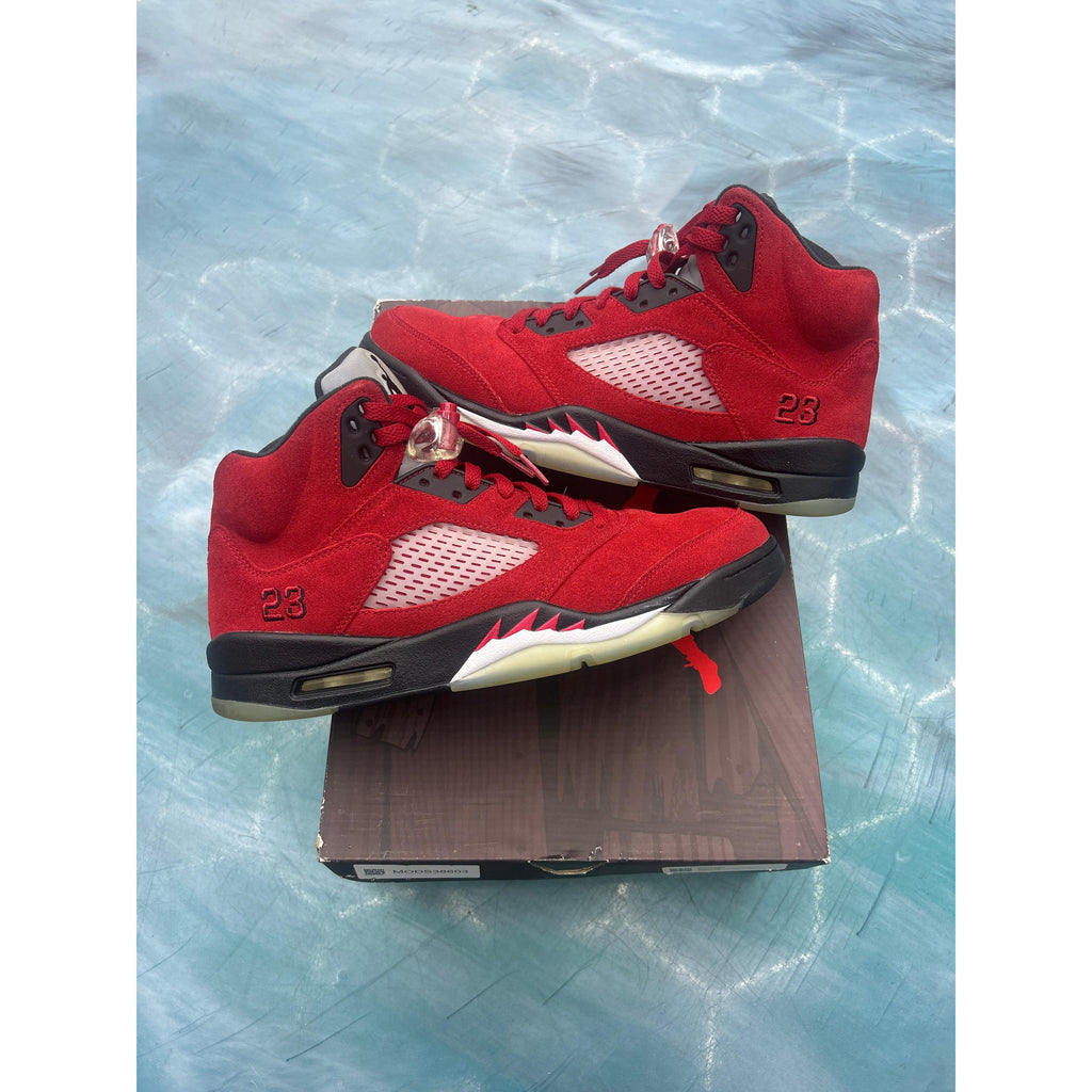 JORDAN 5 RETRO RAGING BULL PREOWNED SIZE 11