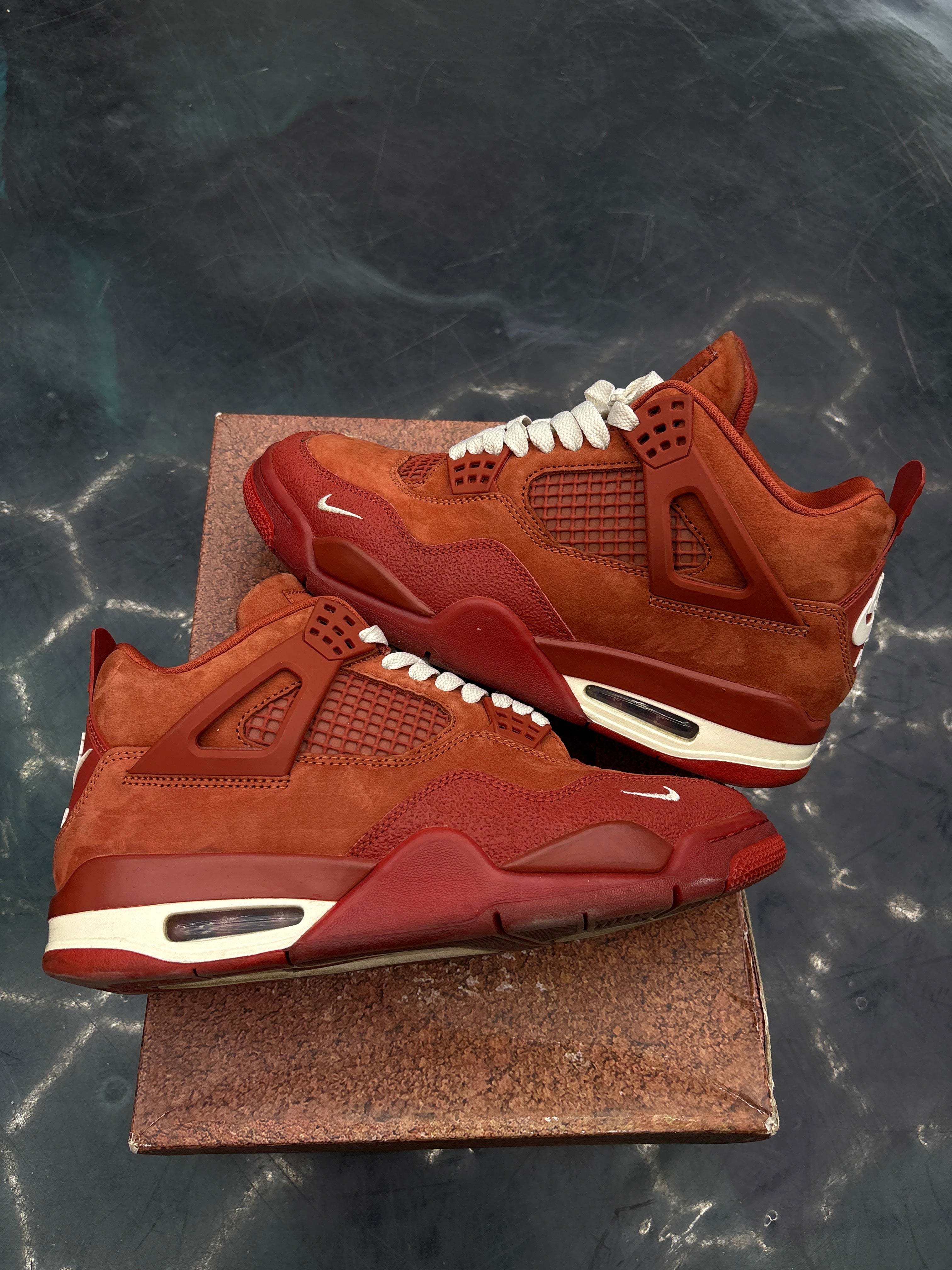 AIR JORDAN 4 RETRO OG SP NIGEL SYLVESTER BRICK BY BRICK PRE OWNED SIZE 8