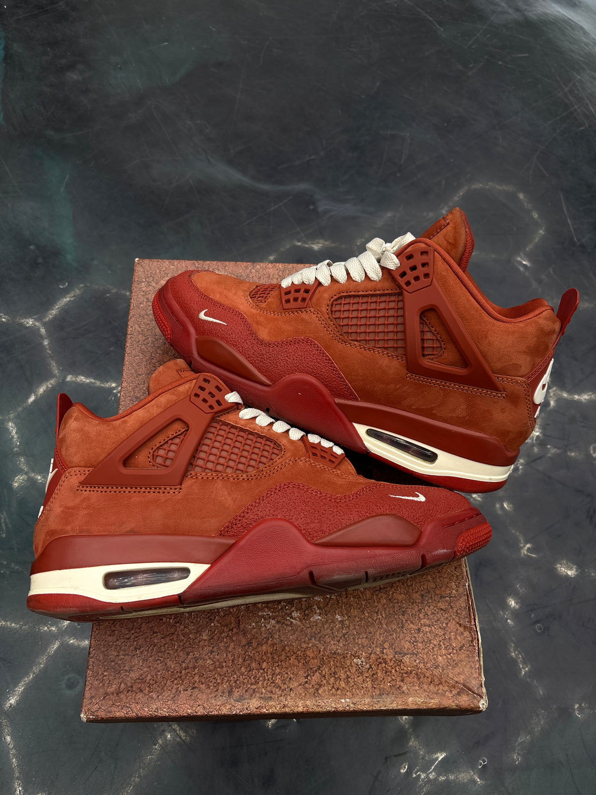 AIR JORDAN 4 RETRO OG SP NIGEL SYLVESTER BRICK BY BRICK PRE OWNED SIZE 8