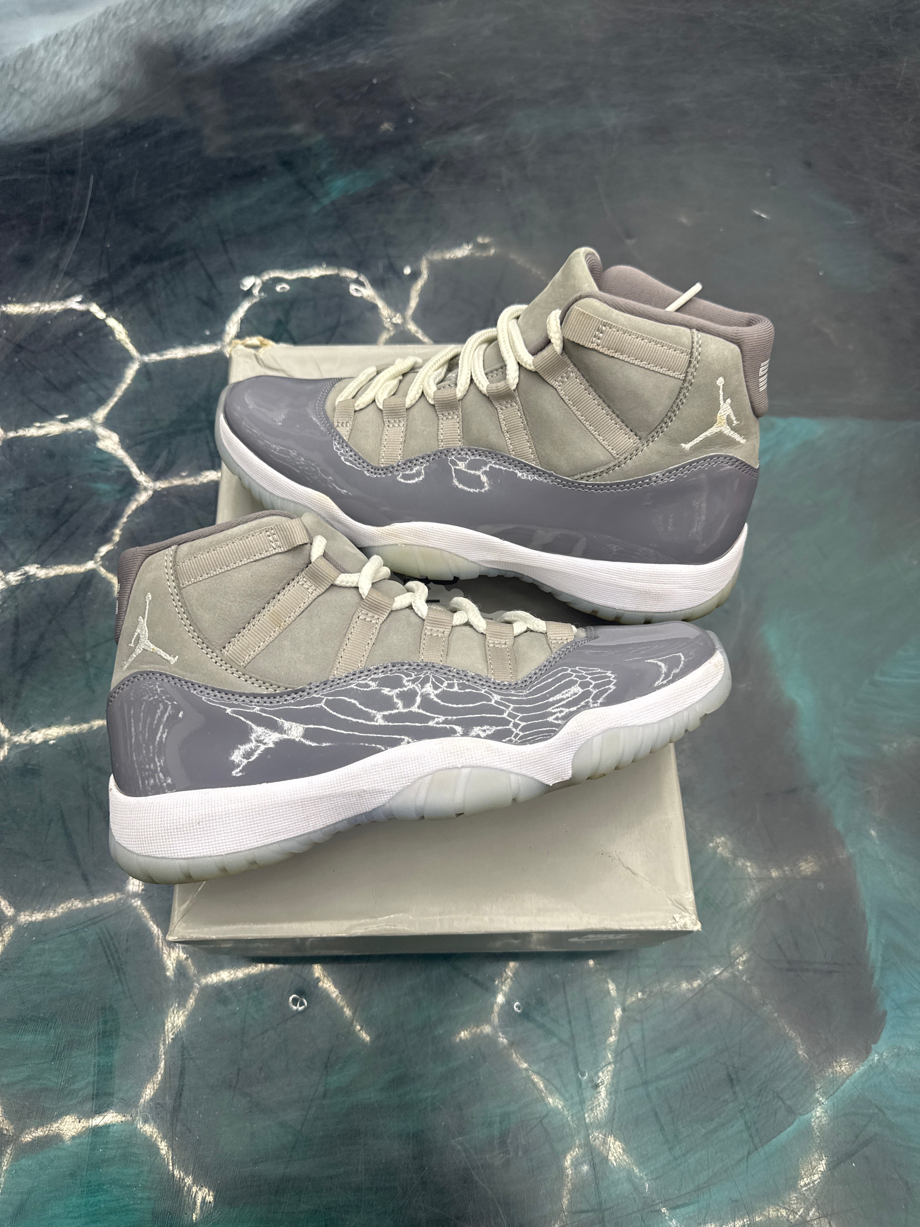 JORDAN 11 RETRO COOL GREY (2021) PRE OWNED SIZE 8