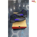 JORDAN 12 RETRO BLACK DARK CONCORD PRE OWNED SIZE 13