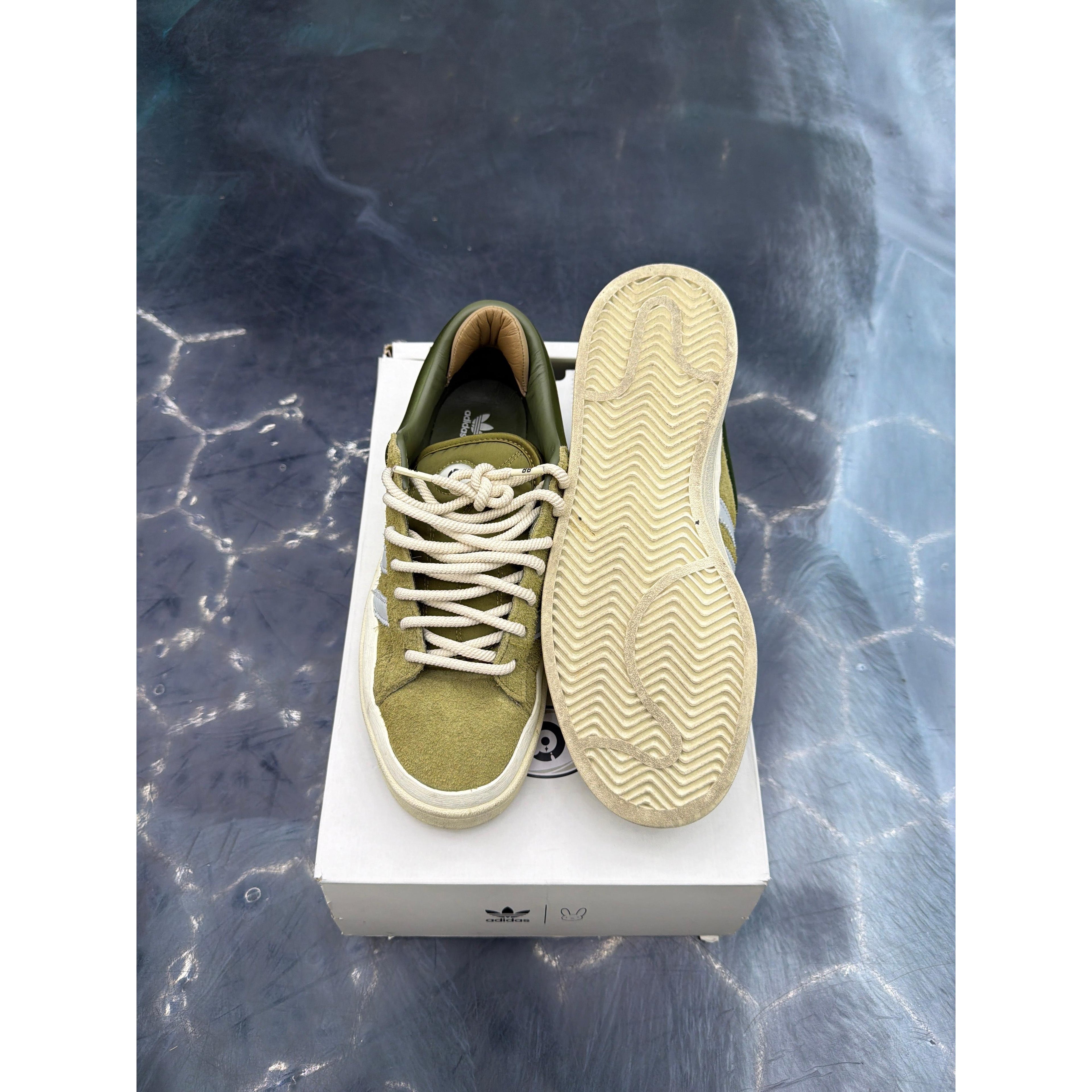 ADIDAS CAMPUS LIGHT BAD BUNNY WILD MOSS PRE OWNED SIZE