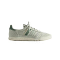 Adidas Indoor Super Kith Classic Mint sneaker, light green suede and leather, white sole.